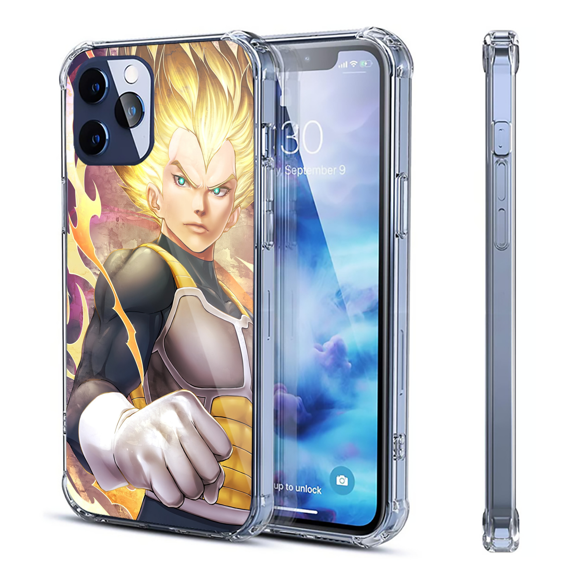 （画像用） ドラゴンボール DRAGON BALL 【iPhone 12シリーズ対応】透明スマホケース（クリアソフトケース）